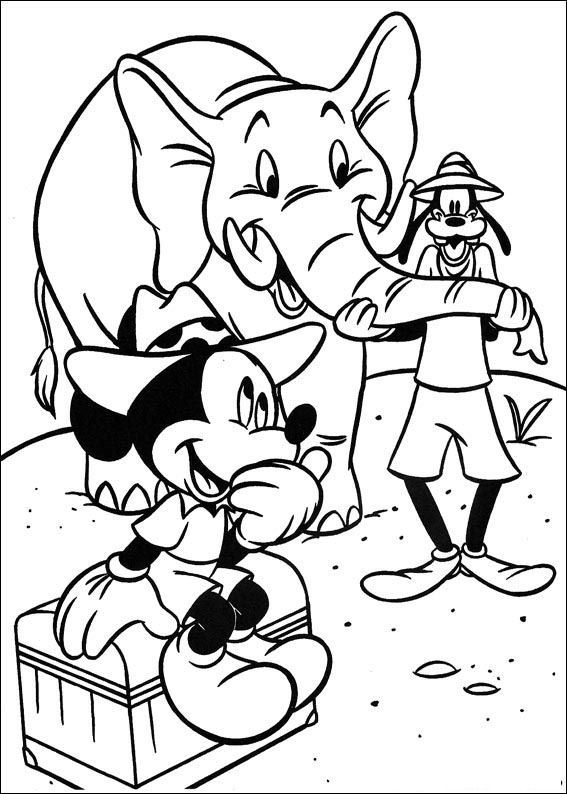 Mickey, Goofy si Elefantul
